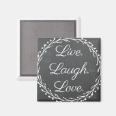 Inspiration - Live Laugh Love Magnet (Recto/Verso)