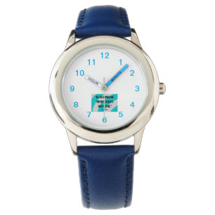 Inspiration Montre en cuir bleu pour enfant