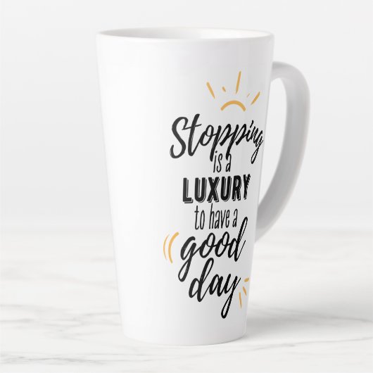 Inspiration Motivation Coffee Latte Mok (Rechterhoek)