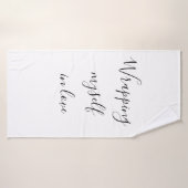 Inspiration Motivation Wrapping Myself Love Quote Badhanddoek (Badhanddoek)