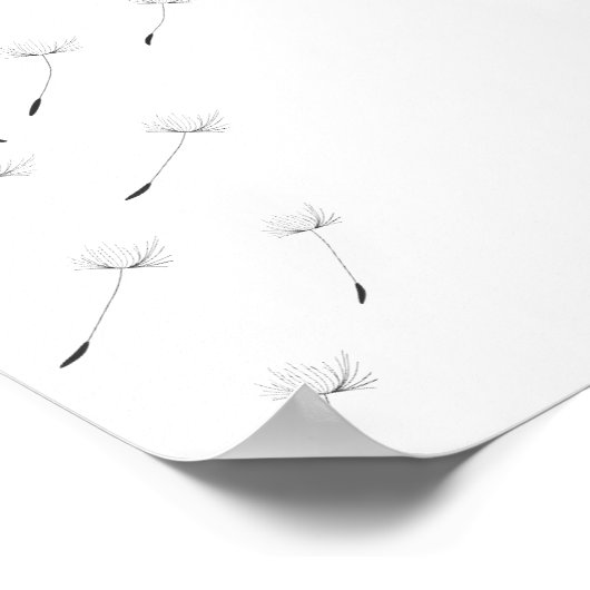 Inspiration Murale Art, Nature Dandelion Poster (Coin)