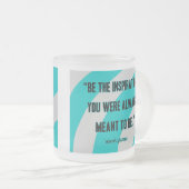 Inspiration Petite Mug en verre dépoli (Devant droit)