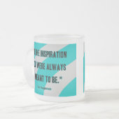 Inspiration Petite Mug en verre dépoli (Devant gauche)