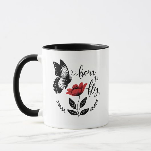 Inspiration Phrase Mug Cadeau, Cadeau Motivationne (Gauche)