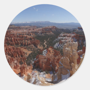 Inspiration Point bij Bryce Canyon II Ronde Sticker