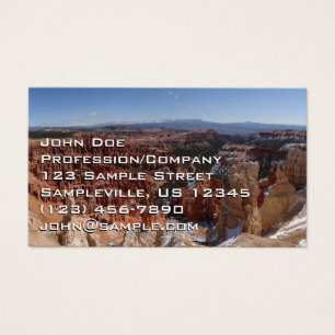 Inspiration Point bij Bryce Canyon II Visitekaartje