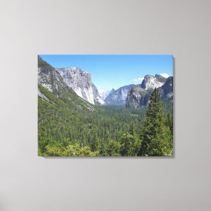 Inspiration Point in Yosemite National Park Canvas Afdruk