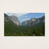 Inspiration Point in Yosemite National Park Visitekaartje (Achterkant)