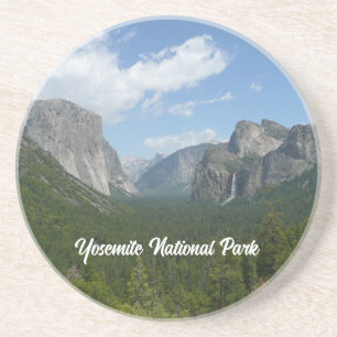 Inspiration Point in Yosemite National Park Zandsteen Onderzetter