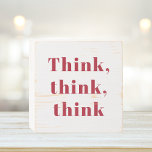 Inspiration Positive Red Think Think Think Devis d<br><div class="desc">Inspiration Positive Red Think Think Think Devis de réflexion</div>
