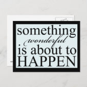 Inspiration Quelque Chose De Merveilleux Cartes Po (Devant / Derrière)