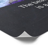 Inspiration Quotation on Beauty uit Rumi Poster (Hoek)