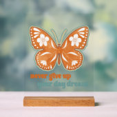 inspiration quotidienne mot art papillon Acrylique (Neutre)