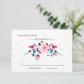 Inspiration rose Floral RSVP (Debout devant)