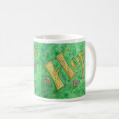 Inspiration Word Art Café Mugs (Devant droit)