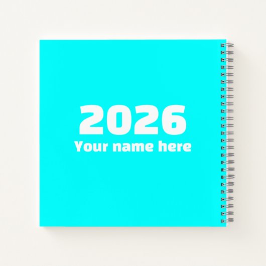 Inspirational 2026 Journal Spiral Notebook Notitieboek (Achterkant)