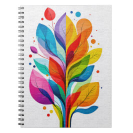 Inspirational Abstract Colorful Tree Painting Notitieboek