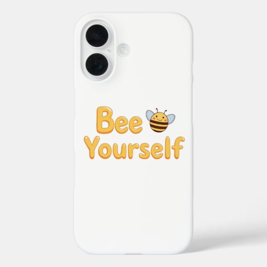 Inspirational "Be Yourself" Positive Message Case-Mate iPhone Case (Achterkant)