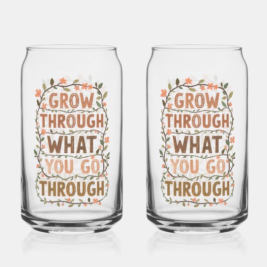 Inspirational Botanical Growth Saying (Recto)