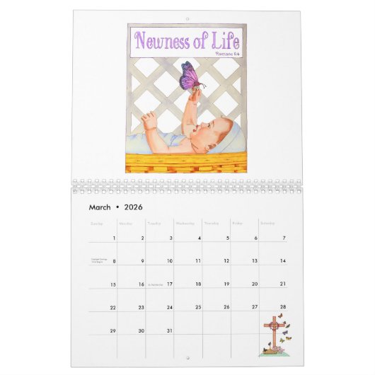 Inspirational Calendar by Visions and Verses Kalender (Mar 2026)