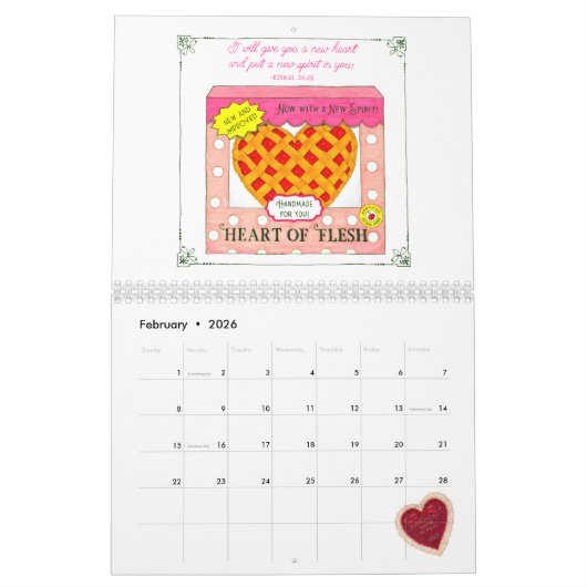 Inspirational Calendar by Visions and Verses Kalender (Feb 2026)