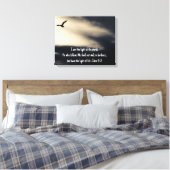 Inspirational Christian Art John 8 vs 12 Canvas Afdruk (Insitu (Slaapkamer))