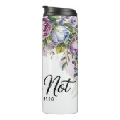 Inspirational Christian Bible Verse Fear Not Thermosbeker (Geroteerd rechts)