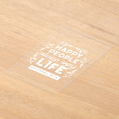 Inspirational Christian Quote from Proverbs 15:15 Acryl Uitnodigingen (Laagn)