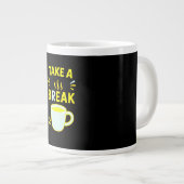 Inspirational Coffee Mug for Office Extra Grote Beker (Voorkant rechts)