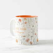 Inspirational Created With A Purpose Faith Mug (Devant gauche)