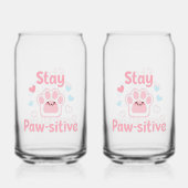 Inspirational Dog and Cat Lover Quote Blikvorm Glas (Achterkant)