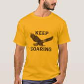 Inspirational Eagle T-Shirt Design – Keep Soaring (Voorkant)