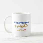 Inspirational “Everything Is Possible” Mug (Gauche)