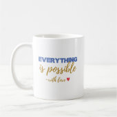 Inspirational “Everything Is Possible” Mug (Gauche)