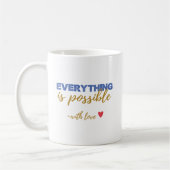 Inspirational “Everything Is Possible” Mug Koffiemok (Links)
