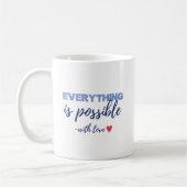 Inspirational “Everything Is Possible” Mug Koffiemok (Links)