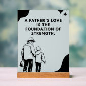 Inspirational Fathers Love Quote (Neutre)