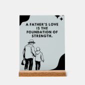 Inspirational Fathers Love Quote (Recto)
