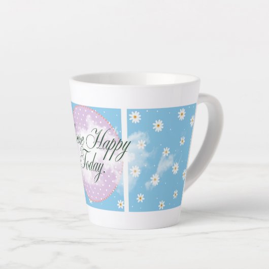 inspirational flower mug design (Angle droit)