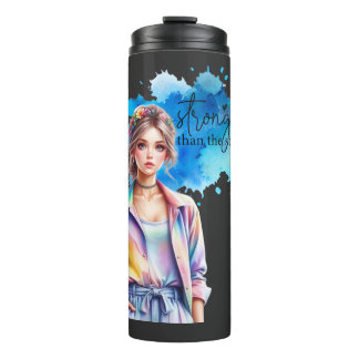 Inspirational Girl Graphic  Thermosbeker