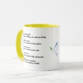 Inspirational God Quote Mug – Strength, Wisdom (Devant gauche)