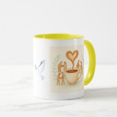 Inspirational God Quote Mug – Strength, Wisdom (Devant droit)