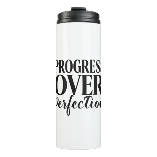 Inspirational Growth Mindset Typography Thermosbeker (Voorkant)