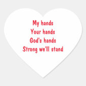 Inspirational Heart Sticker (Devant)