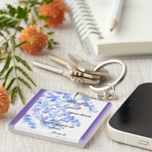 Inspirational  Key Chain Sleutelhanger (Voorkant Rechts)