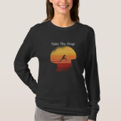 Inspirational Leaping Jumping Succeed Apparel T-shirt (Voorkant)