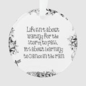 Inspirational Learning to dance in the Rain Citati (devant)