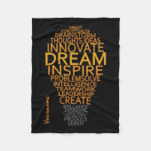 Inspirational Light Bulb - couverture polaire pers (Devant)