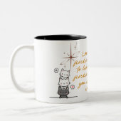 Inspirational Love Citation Mug en or élégant (Gauche)