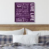 Inspirational Love Vie Enveloppée Toile (Insitu(Chambre))